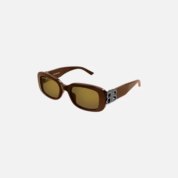 Acetate Bb Hinge Oval Frame Sunglasses | Balenciaga Shop