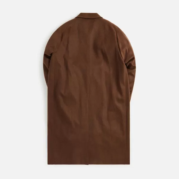 Baby Camel Flannel Coat | Auralee Flash Sale