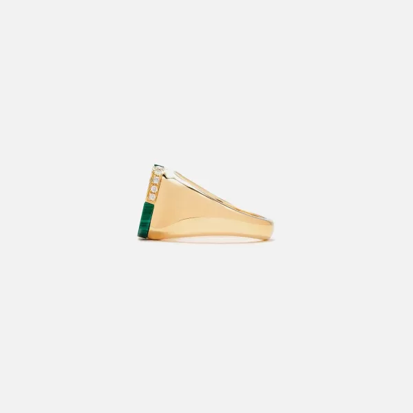 Bague Mini Damier Signet Ring | Yvonne Leon Cheap
