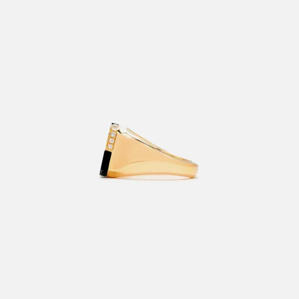 Bague Mini Damier Signet Ring | Yvonne Leon Cheap