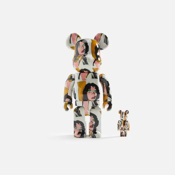 Be@Rbrick For Andy Warhol X The Rolling Stones Mick Jagger 100% & 400% | Medicom Toy Cheap