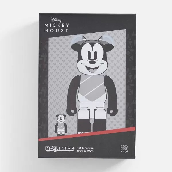 Be@Rbrick X Disney Hat And Poncho Mickey 1000% | Medicom Toy Best