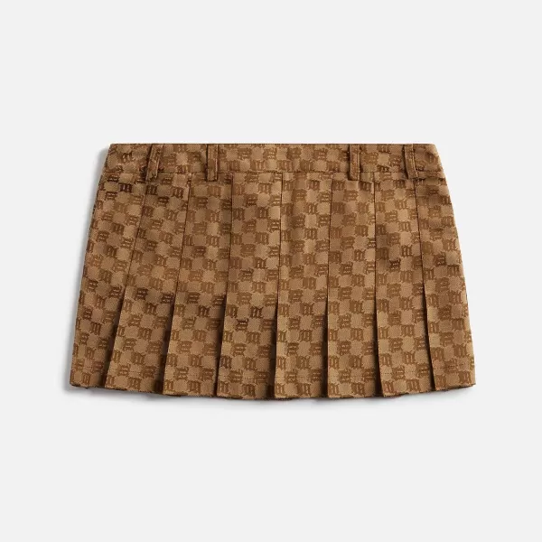 Canvas Monogram School Skirt | MISBHV Flash Sale