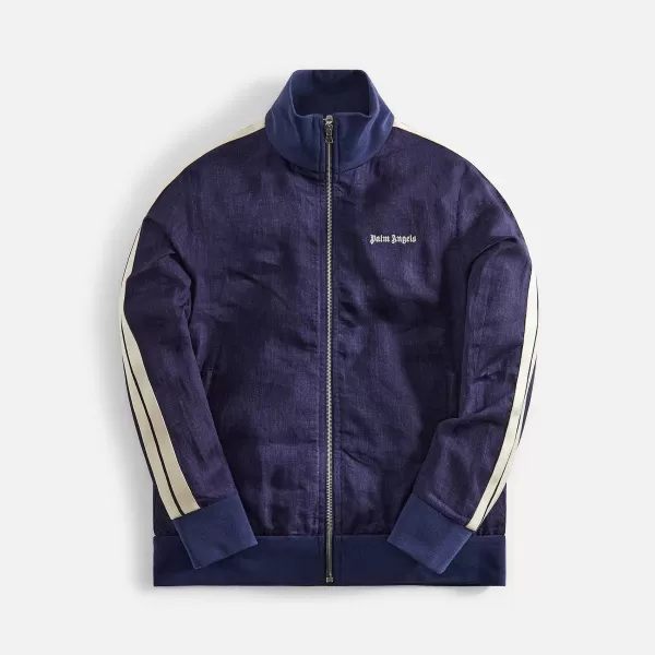 Classic Logo Linen Track Jacket | Palm Angels Best Sale