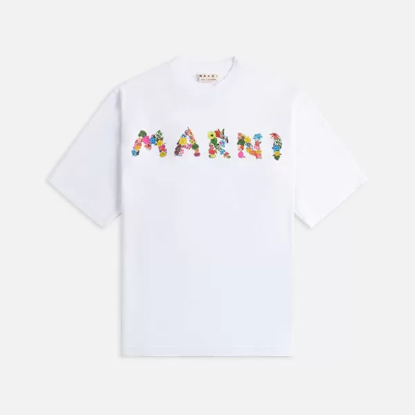Collage Bouquet Jersey Tee | Marni Outlet