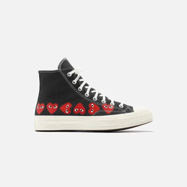 Comme Des Gar Ons Play X Converse Multi Heart High Top | CDG Pocket Cheap