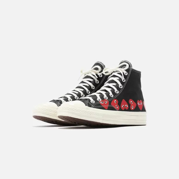 Comme Des Gar Ons Play X Converse Multi Heart High Top | CDG Pocket Cheap