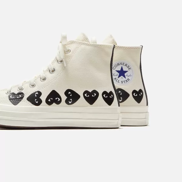 Comme Des Gar Ons Play X Converse Multi Heart High Top | CDG Pocket Store