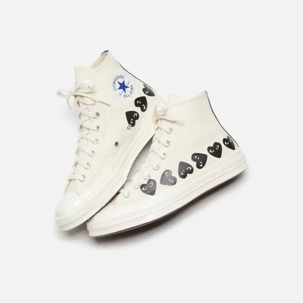 Comme Des Gar Ons Play X Converse Multi Heart High Top | CDG Pocket Store