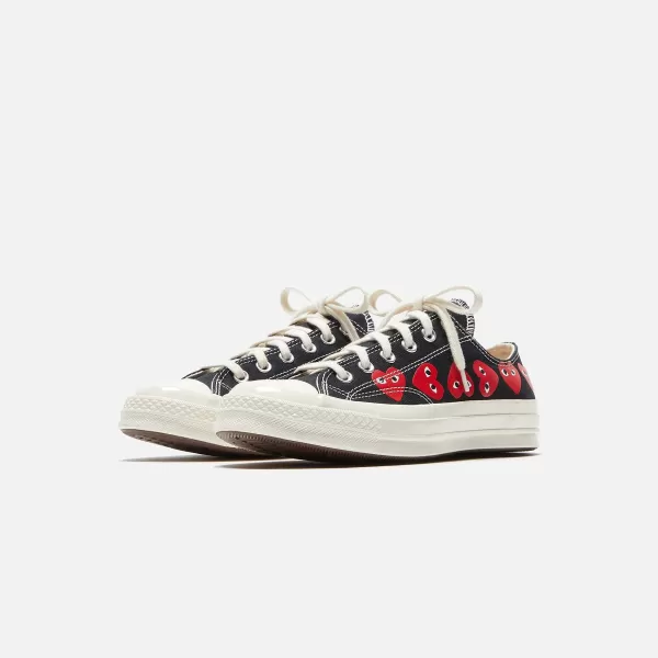 Comme Des Gar Ons Play X Converse Multi Heart Low Top | CDG Pocket New