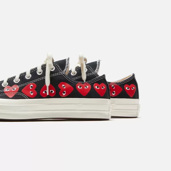 Comme Des Gar Ons Play X Converse Multi Heart Low Top | CDG Pocket New