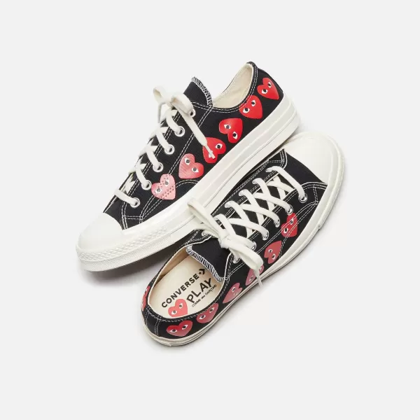 Comme Des Gar Ons Play X Converse Multi Heart Low Top | CDG Pocket New