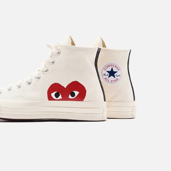 Converse X Comme Des Gar Ons Cdg Play Chuck Taylor High | CDG Pocket Discount