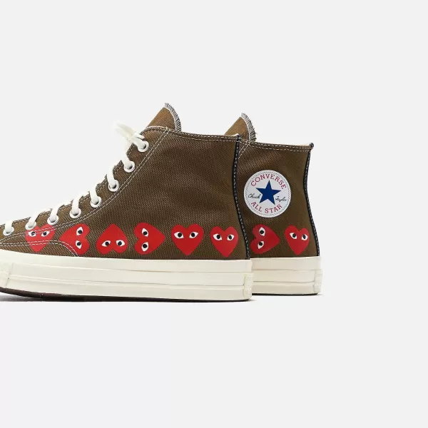 Converse X Comme Des Gar Ons Cdg Play Chuck Taylor High | CDG Pocket Discount