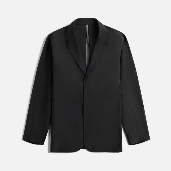 Convex Wool Blazer -Black Heather | Veilance Online