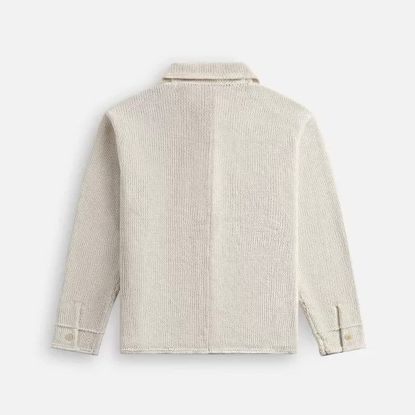 Cotton Lily-Yarn Knit Blouson | Auralee Fashion
