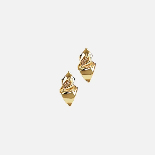 Crumpled Small Post Earrings | Alexis Bittar Discount