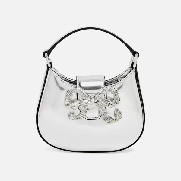 Curved Bow Micro Bag | Self-Portrait Flash Sale