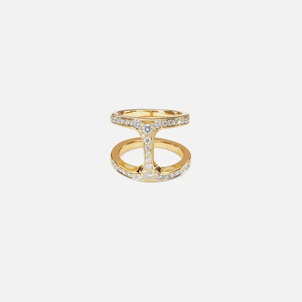 Dame Phantom Ring With Diamonds | Hoorsenbuhs Outlet