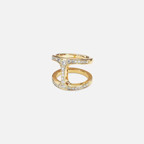Dame Phantom Ring With Diamonds | Hoorsenbuhs Outlet