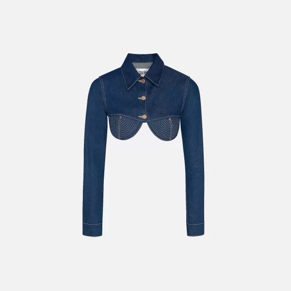 Denim Crop Jacket | Jean Paul Gaultier Outlet