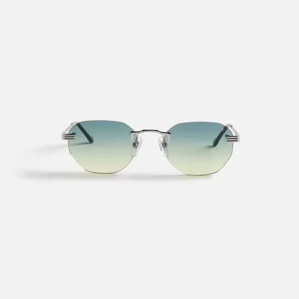 Detroit Player Drill Mount 24Kt White Gold | Vintage Frames Sale
