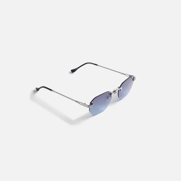 Detroit Player Drill Mount 24Kt White Gold | Vintage Frames Cheap