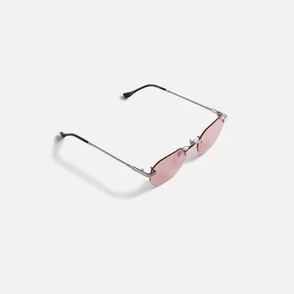 Detroit Player Drill Mount 24Kt White Gold | Vintage Frames Cheap
