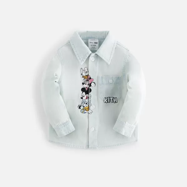 Disney | For Mickey & Friends Chambray Apollo Shirt | Kith Baby Cheap