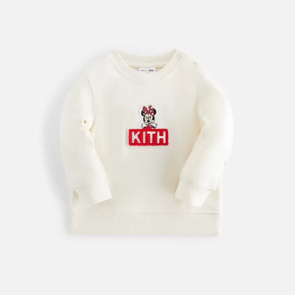 Disney | For Mickey & Friends Minnie Classic Logo Crewneck | Kith Baby Fashion