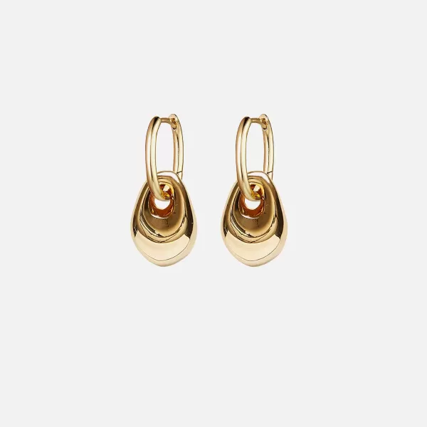 En Pebble Earrings Plated | Anni Lu Sale