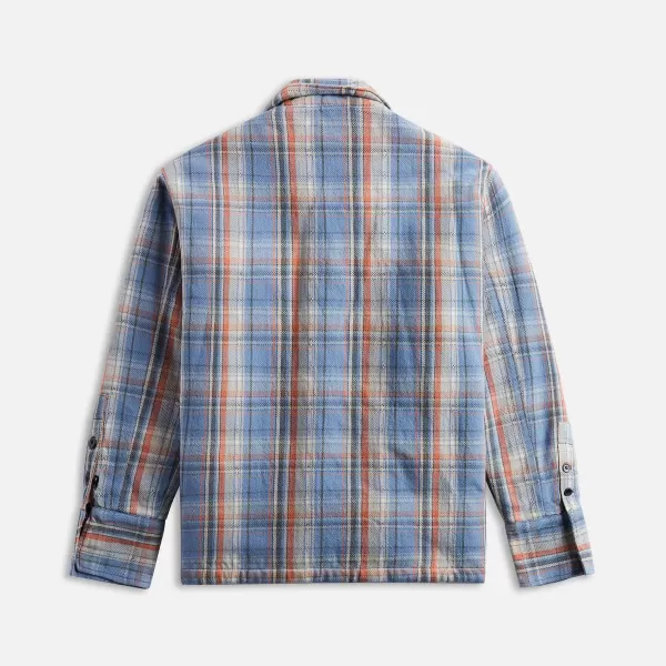 Faded Blue Sherpa Lined Boxy | Greg Lauren Store