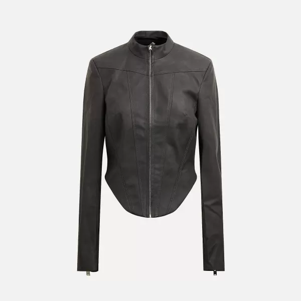 Faded Faux Leather Jacket | MISBHV Online