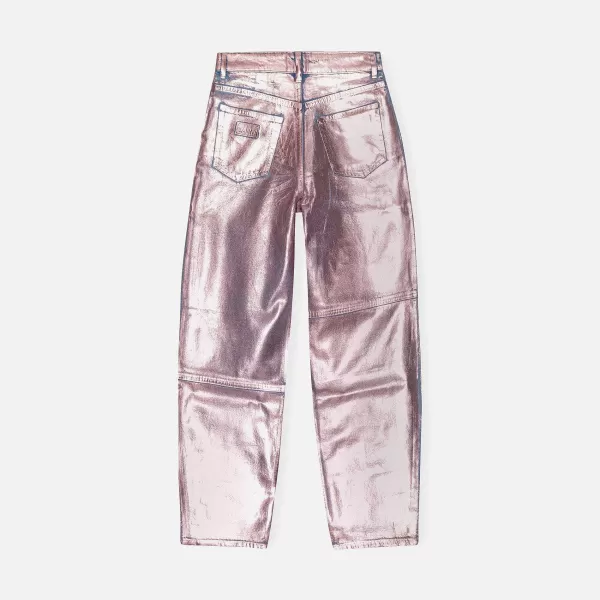 Foil Denim Stary Pant | Ganni Shop
