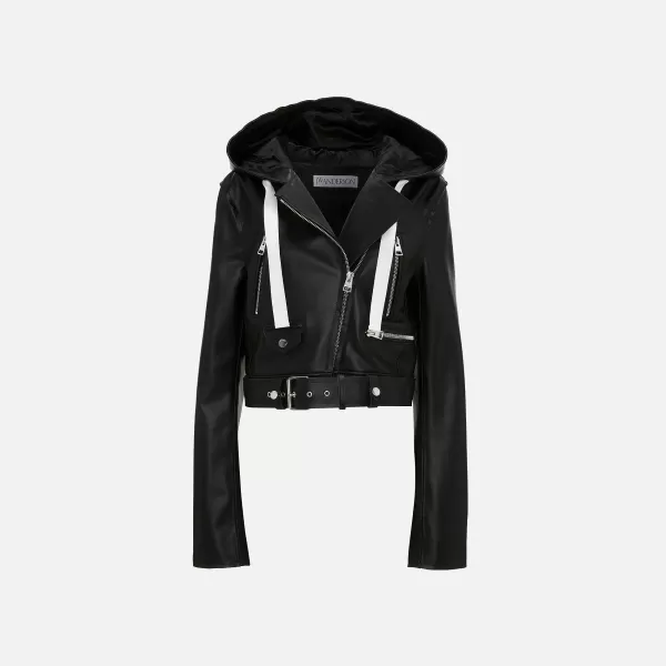 Hooded Biker Jacket | JW Anderson Fashion