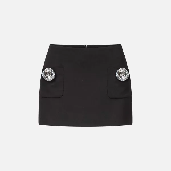 Jumbo Crystal Mini Skirt | Area Cheap