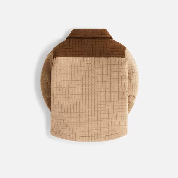 Color-Block Knit Apollo Shirt | Kith Baby Fashion