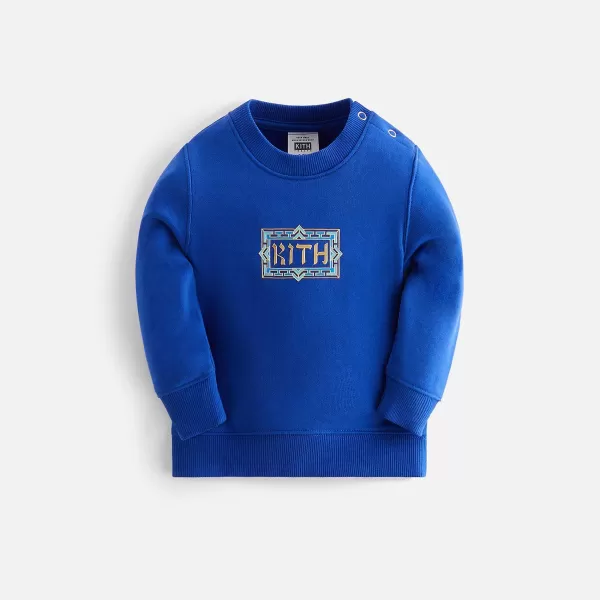 Kith Baby Treats Hanukkah Hebrew Logo Crewneck | Kith Treats Fashion