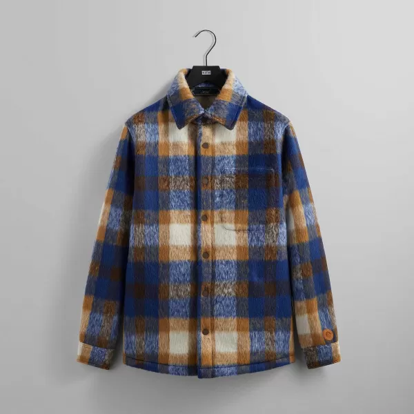 Check Sheridan Shirt Jacket | Kith Discount