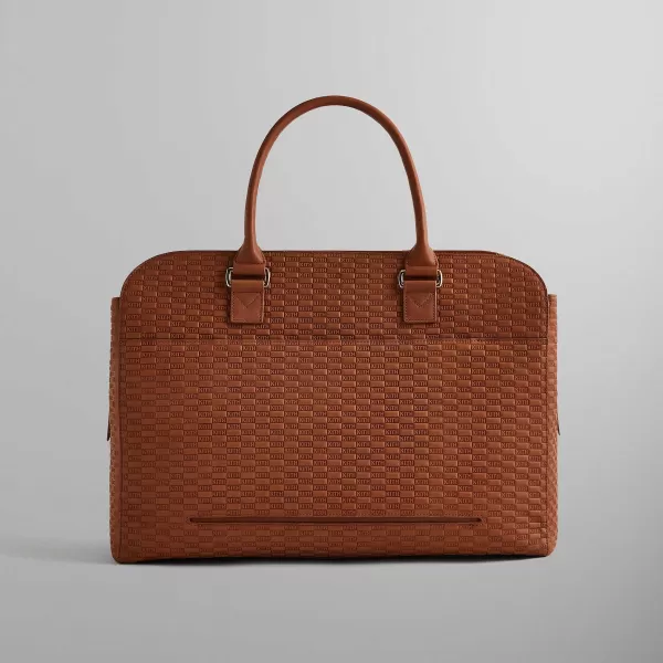 Document Bag In Monogram Deboss Leather | Kith Sale