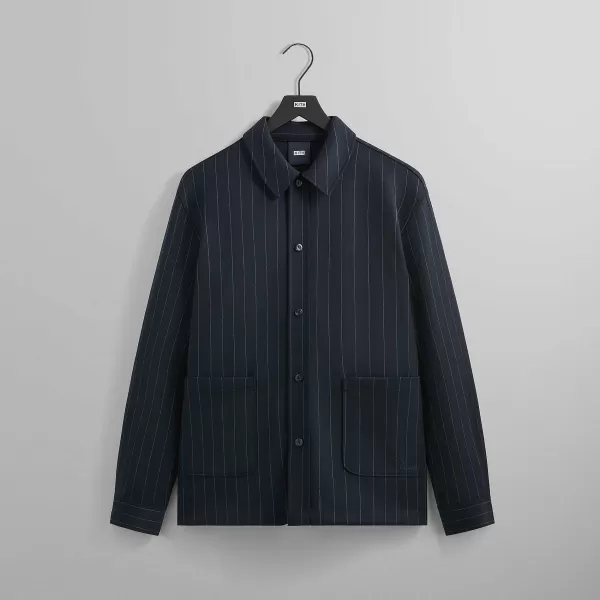 Double Weave Boxy Collared Overshirt | Kith Clearance