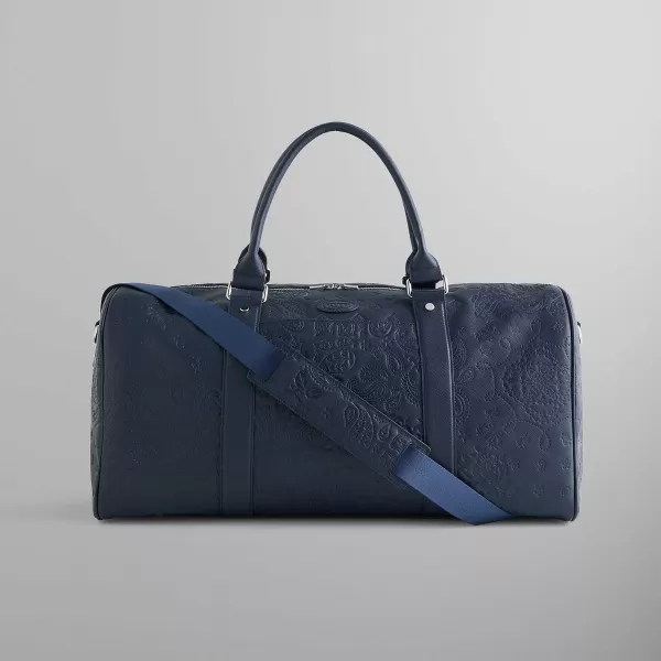 Duffle Bag With Paisley Deboss In Saffiano Leather | Kith Shop