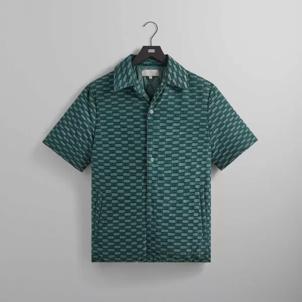 Flocked Monogram Puffed Devon Shirt | Kith Discount