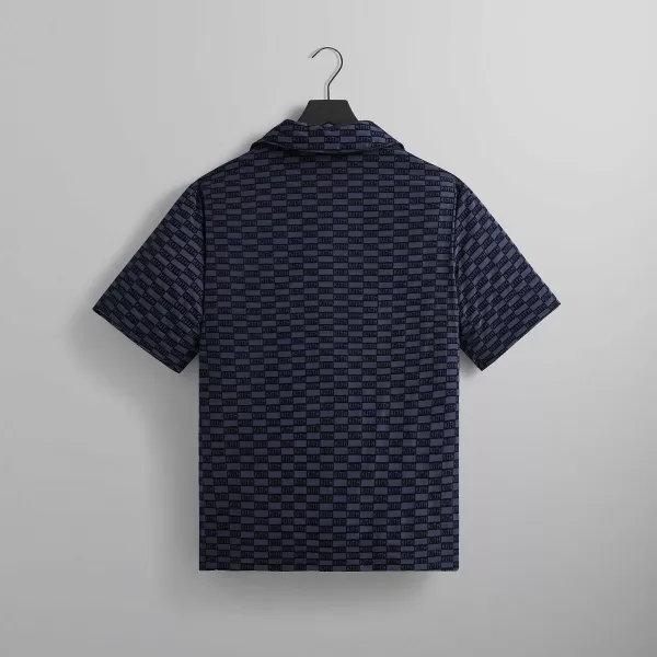 Flocked Monogram Puffed Devon Shirt | Kith Cheap