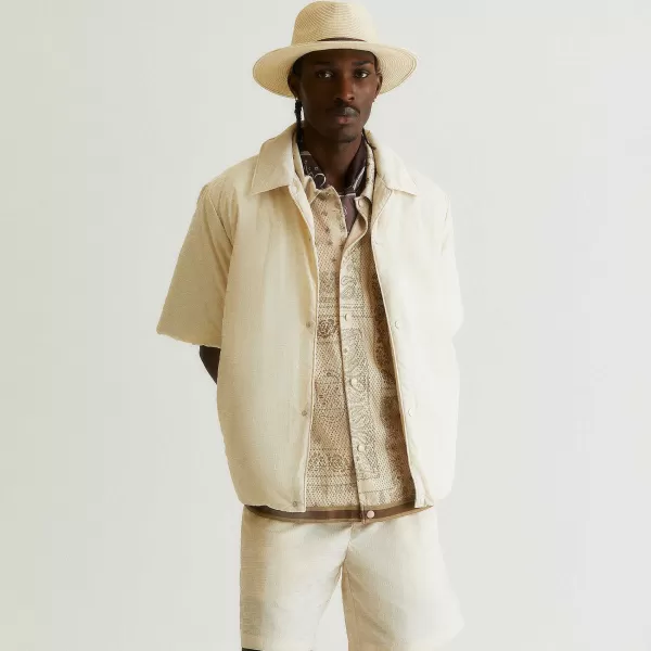 Flocked Monogram Puffed Devon Shirt | Kith Best Sale