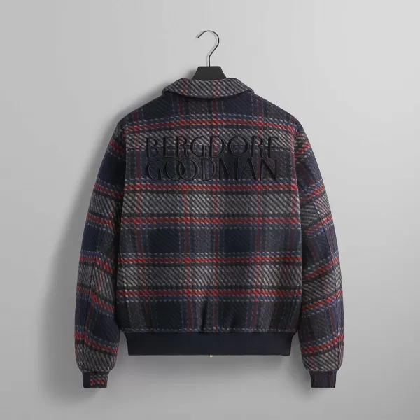 For Bergdorf Goodman Plaid Hawthorne Flight Jacket | Kith Hot