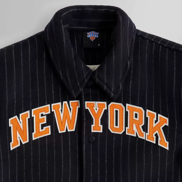 For The New York Knicks Wool Collared Coaches Jacket | Kith Hot