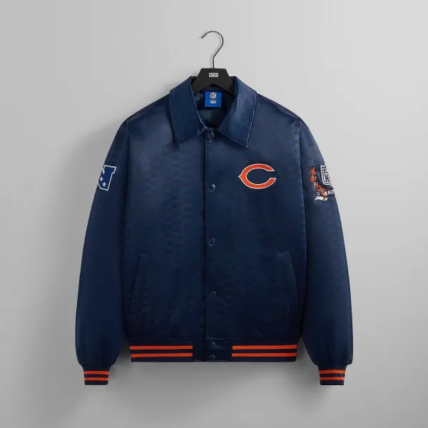 For The Nfl: Bears Satin Bomber Jacket | Kith Best Sale