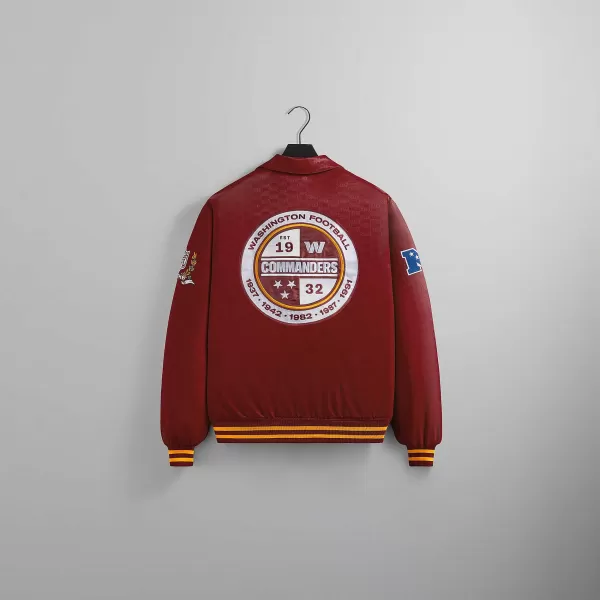 For The Nfl: Commanders Satin Bomber Jacket | Kith Online