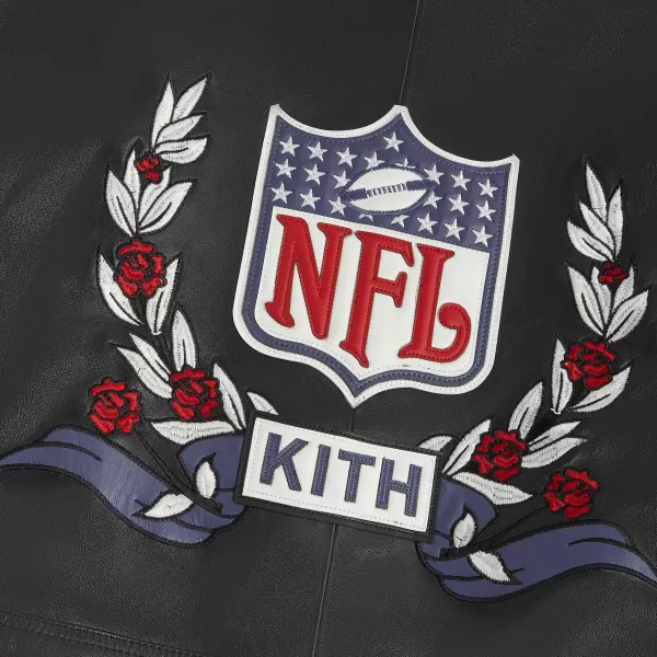 For The Nfl: Giants Leather Jacket | Kith Shop
